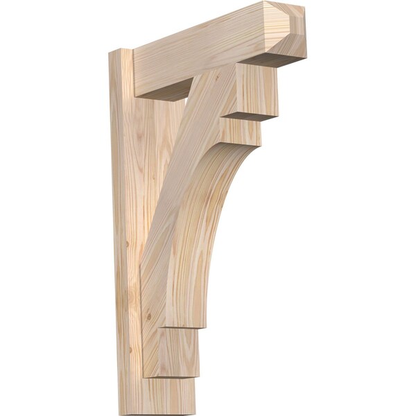Ekena Millwork Merced Smooth Craftsman Outlooker, Douglas Fir, 5 1/2"W x 18"D x 26"H OUT06X18X26MRC04SDF - main